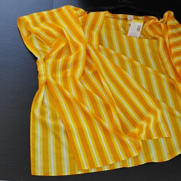 Womens Bohemian Chiffon Kimono Cardigan Wrap Size S - Picture 3 of 7